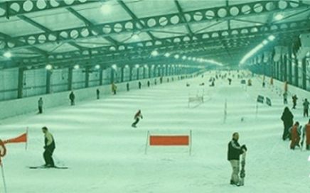 skiën en snowboarden met TIPS en piste indoor