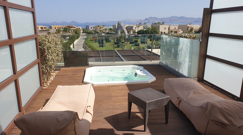 Griekenland KOS - Hotel Astir Odysseus Resort en Spa - kamer met spa