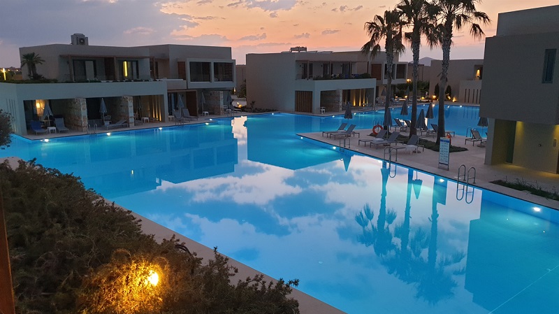 Griekenland KOS - Hotel Astir Odysseus Resort en Spa - zwembad bungalow